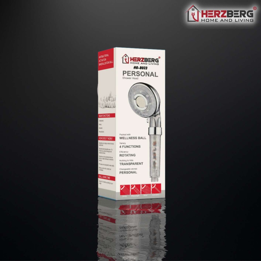 Herzberg-HG-8023-Pommeau-de-douche-personnel-Boule