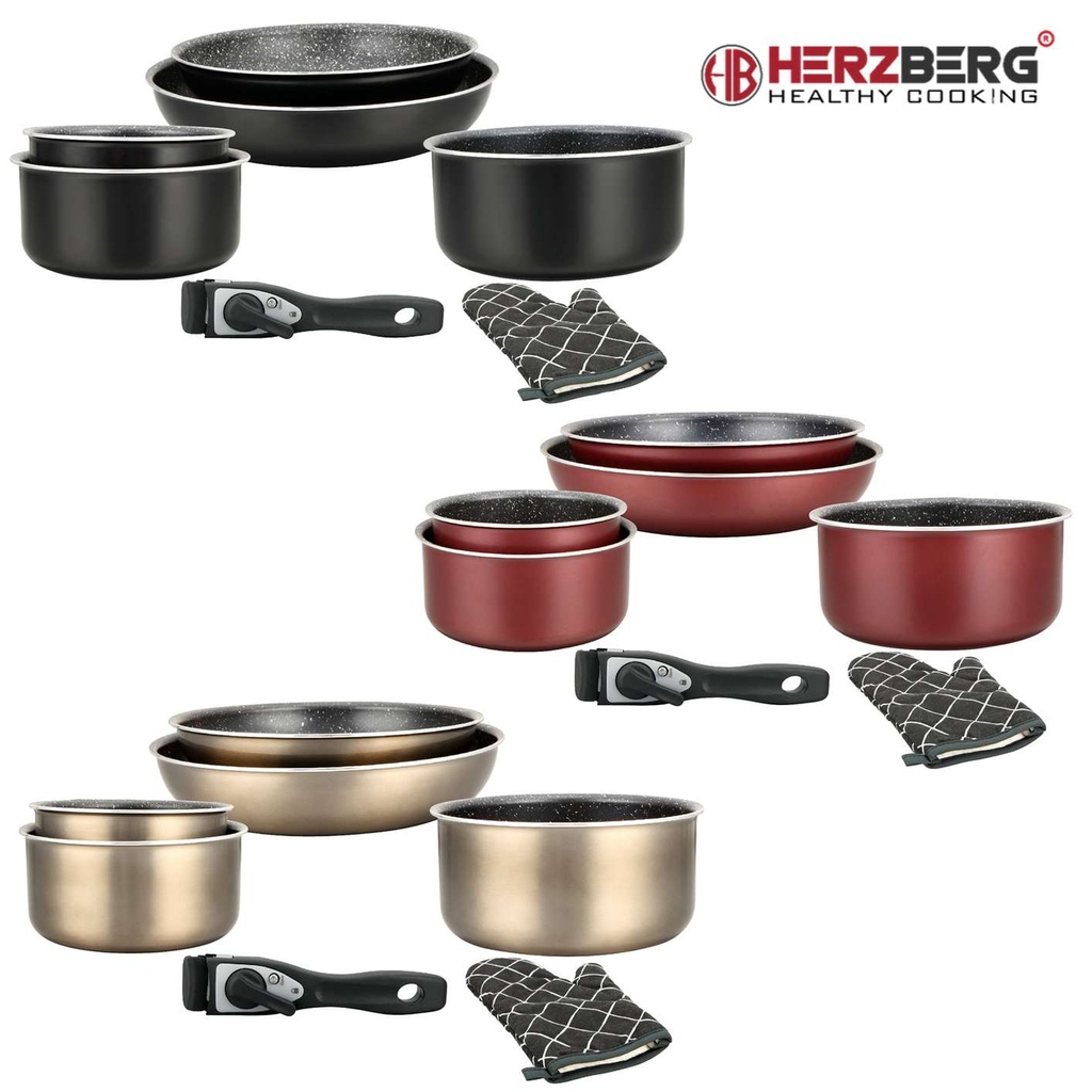 Herzberg-HG-8053-Batterie-De-Cuisine-7-Pieces-Reve