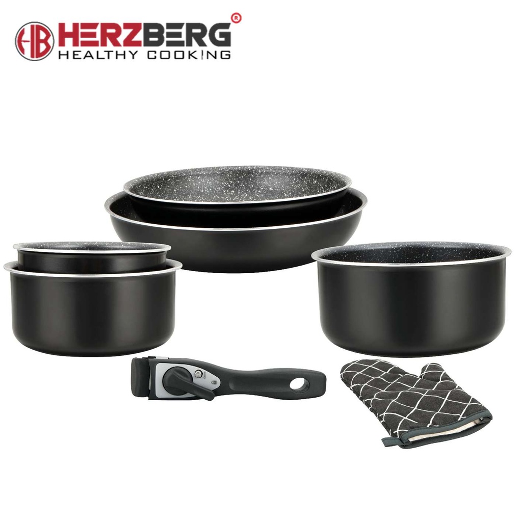 Herzberg-HG-8053-Batterie-De-Cuisine-7-Pieces-Reve