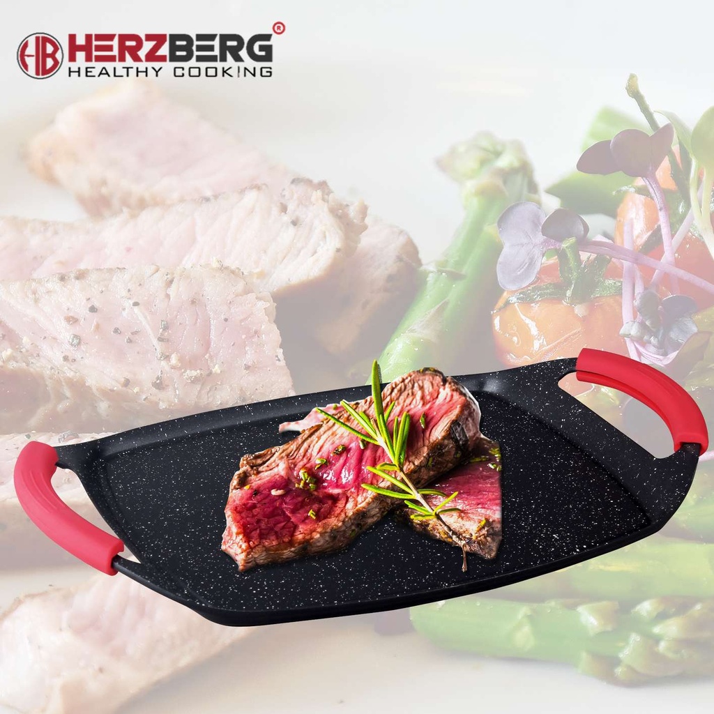 Herzberg-HG-7047GP-Plaque-De-Gril-Revetue-De-Marbr
