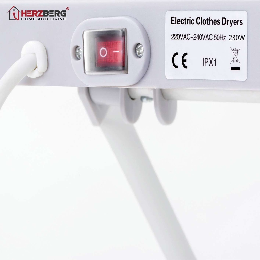Herzberg-HG-8069-Seche-linge-electrique-avec-aile-