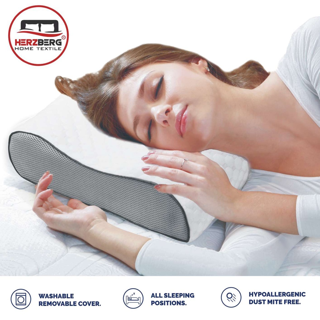 Herzberg-HG-6412H0-Oreiller-en-Mousse-Viscoelastiq