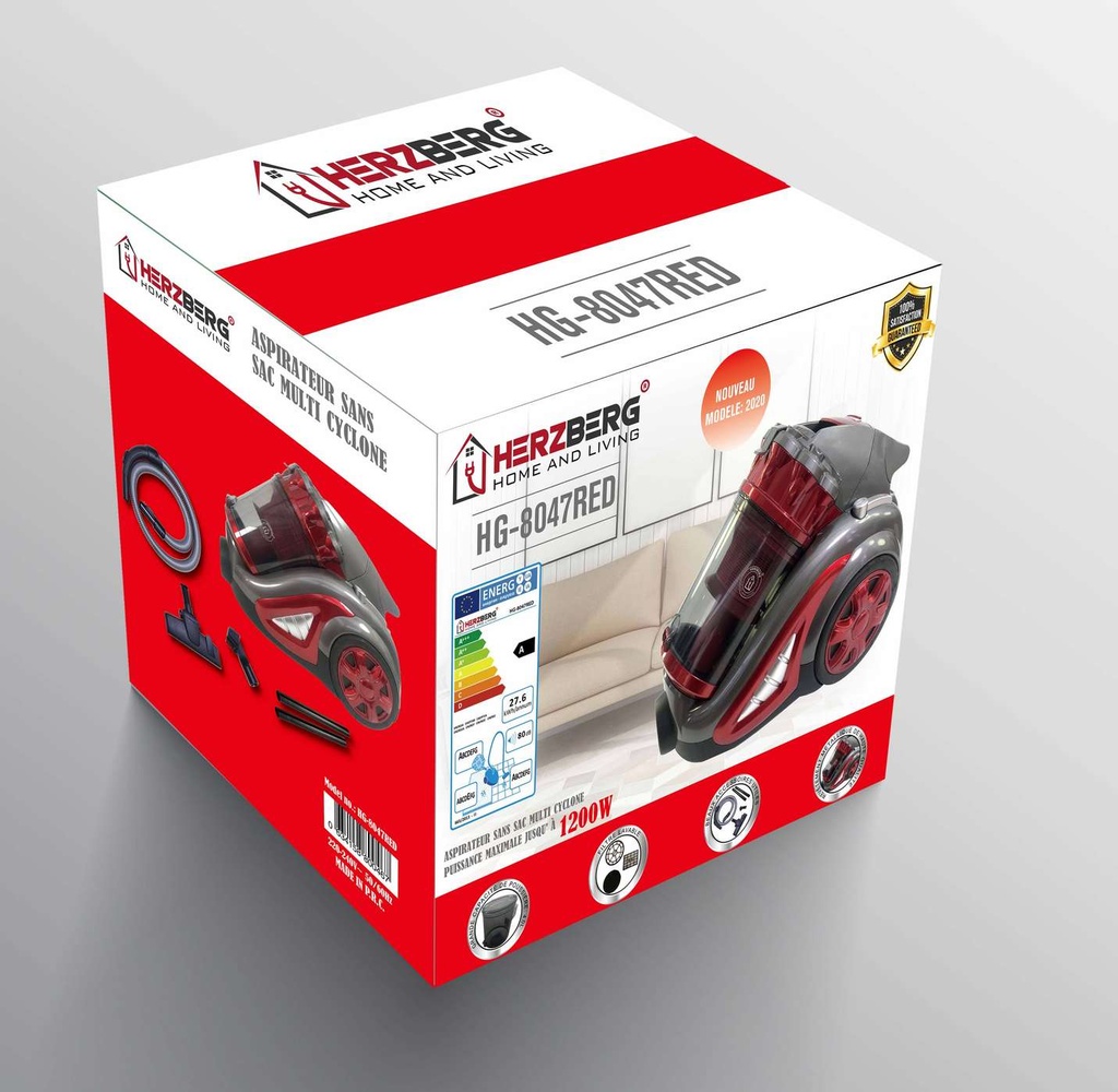 Herzberg-HG-8047RED-Aspirateur-Sans-Sac-Multi-Cycl