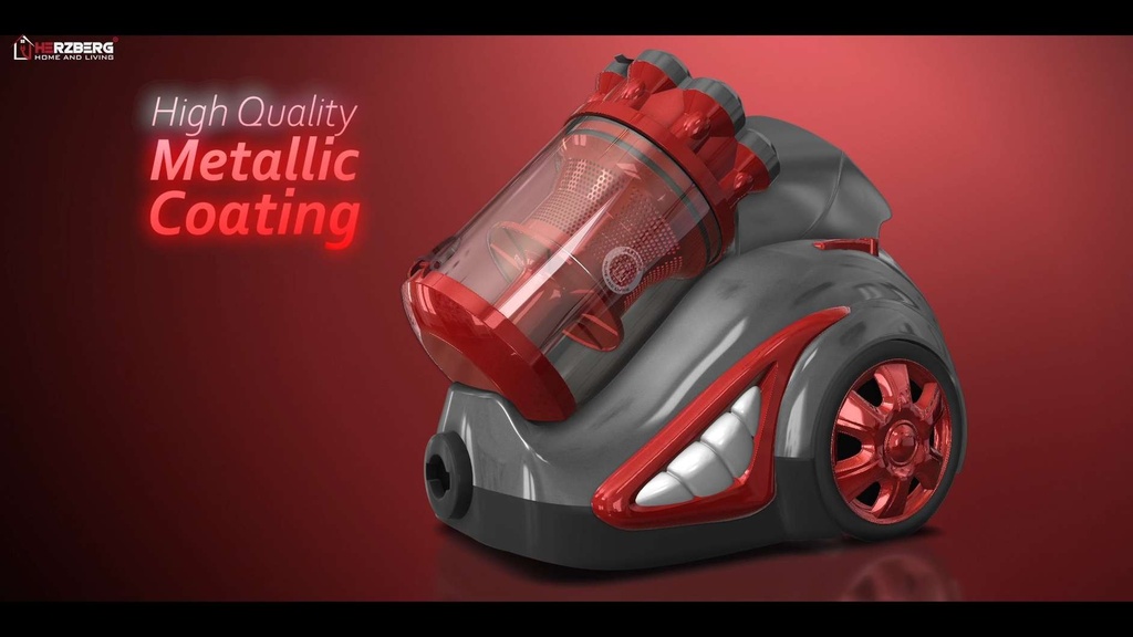 Herzberg-HG-8047RED-Aspirateur-Sans-Sac-Multi-Cycl