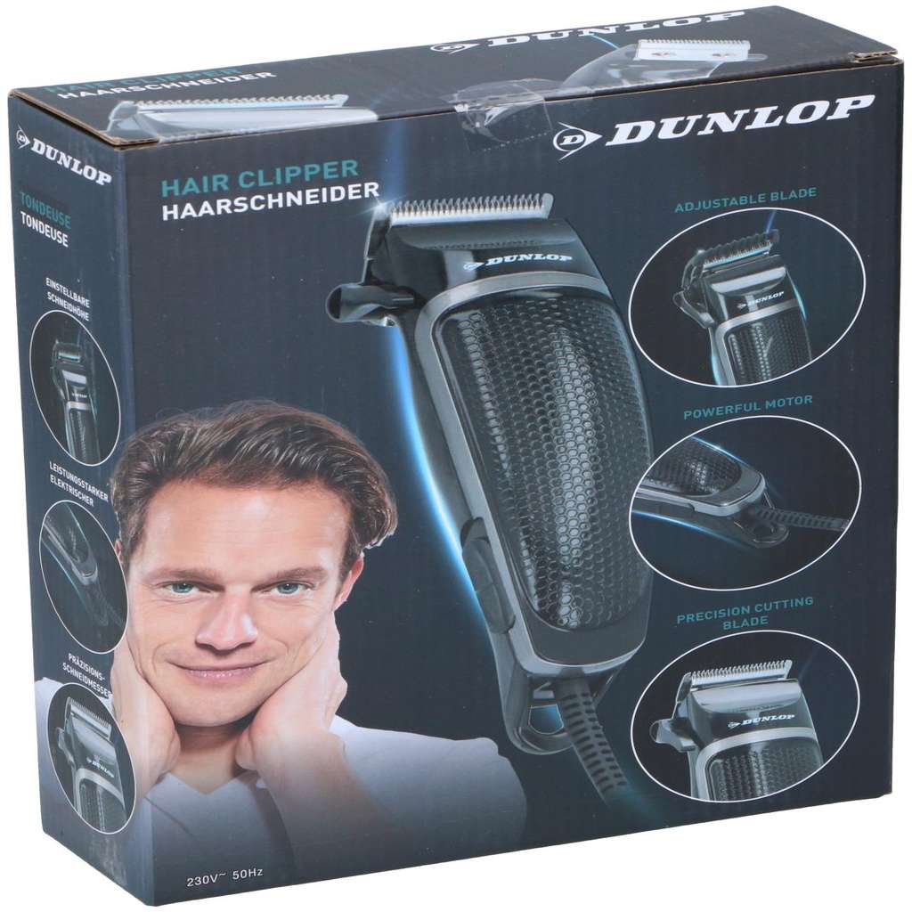 Dunlop-Tondeuse-a-cheveux-avec-moteur-puissant-ED-