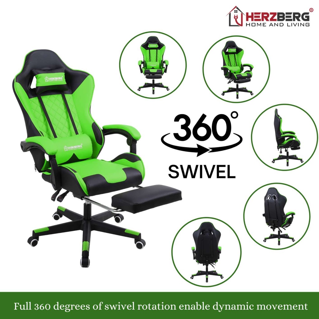 Chaise-ergonomique-de-jeu-ou-de-bureau-Herzberg-HG
