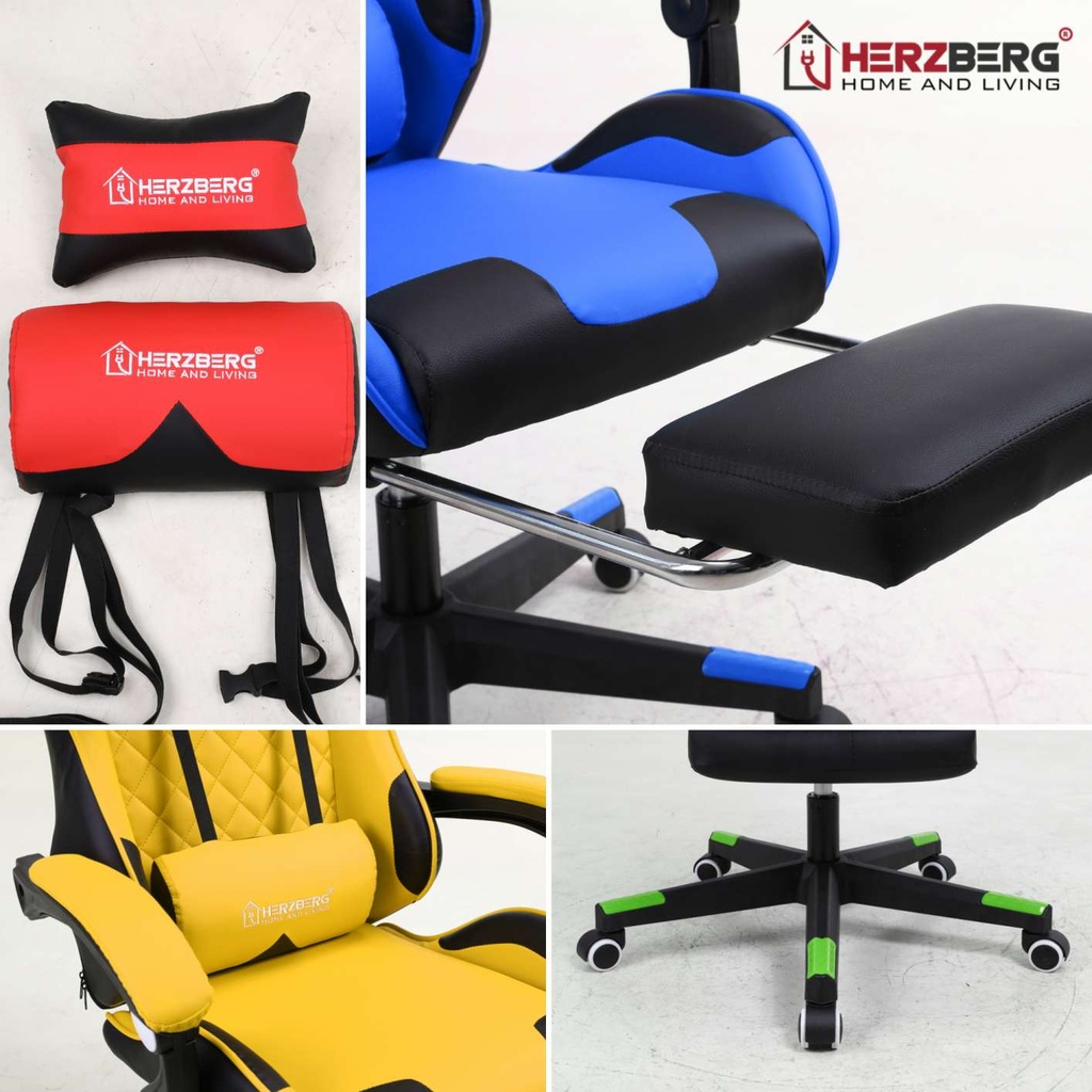 Chaise-ergonomique-de-jeu-ou-de-bureau-Herzberg-HG