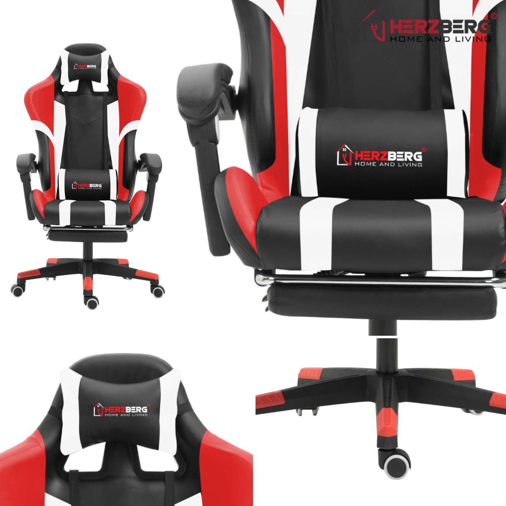 Herzberg-HG-8083-Chaise-De-Jeu-Et-De-Bureau-Tricol