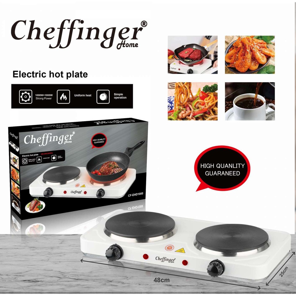 Cheffinger-CF-EHD1000-Plaque-chauffante-electrique