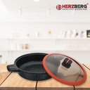 Herzberg-HG-RSSLW28-Granite-Coated-Shallow-Cassero