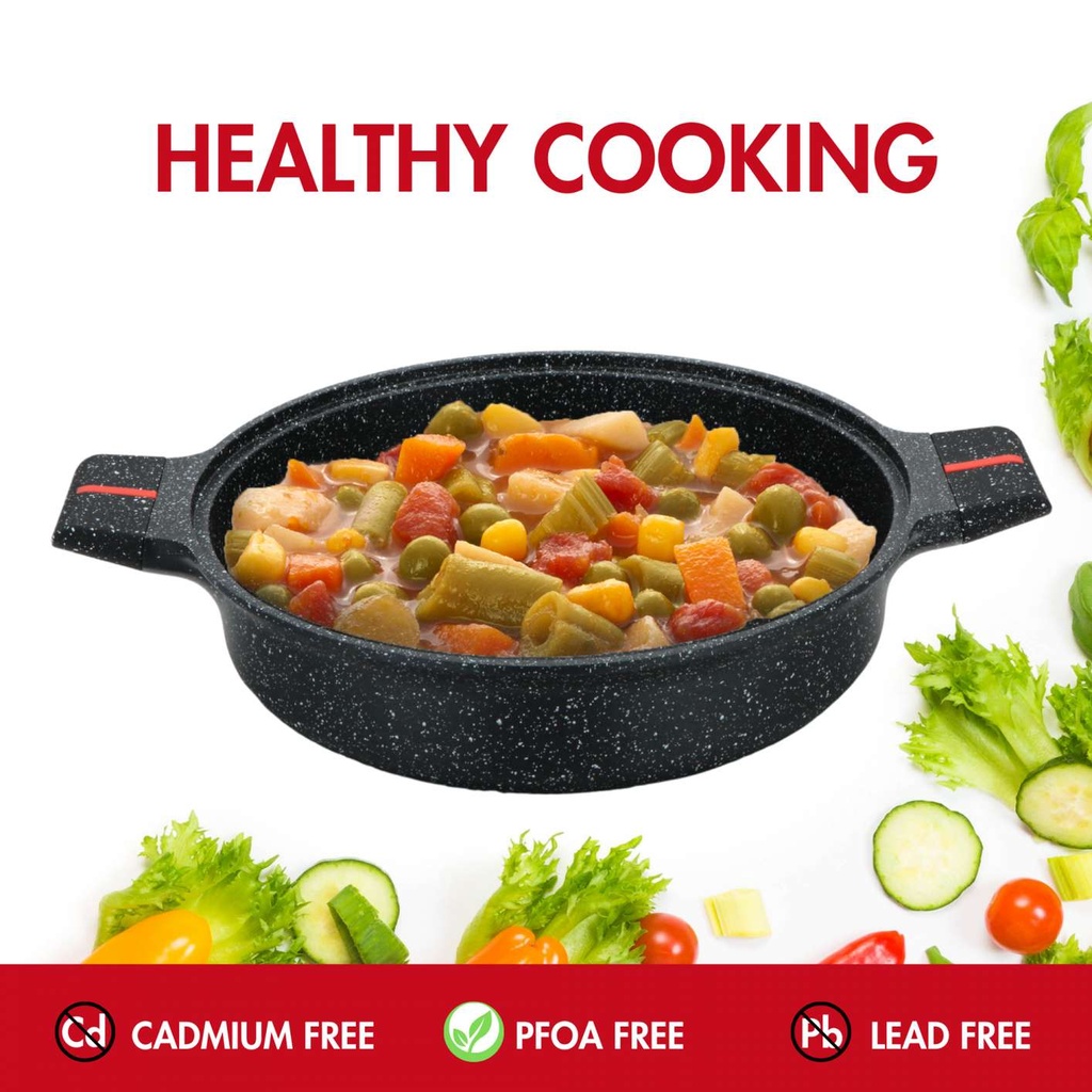 Herzberg-HG-RSSLW28-Granite-Coated-Shallow-Cassero