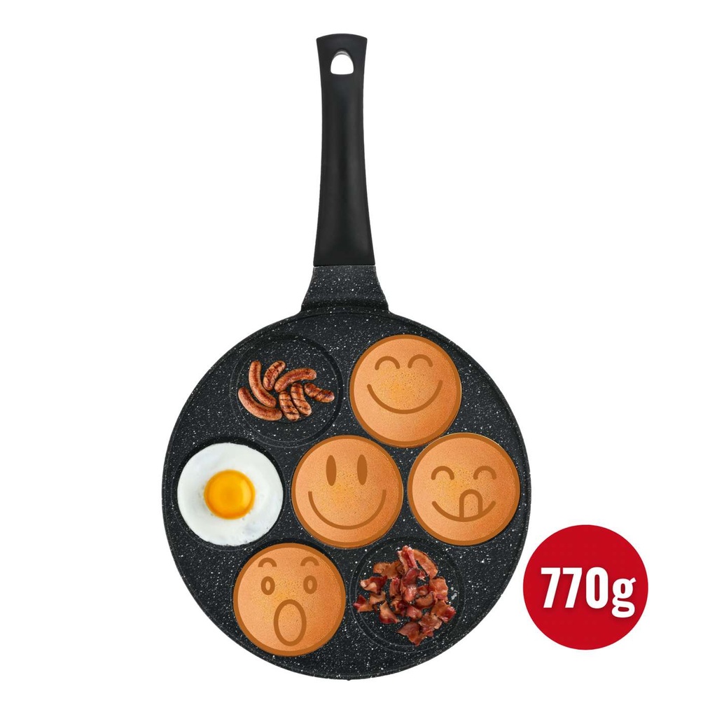 Hezberg-HG-CP267SML-26cm-Marble-Coated-Pancake-Cre
