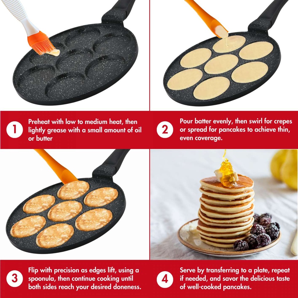 Hezberg-HG-CP267SML-26cm-Marble-Coated-Pancake-Cre
