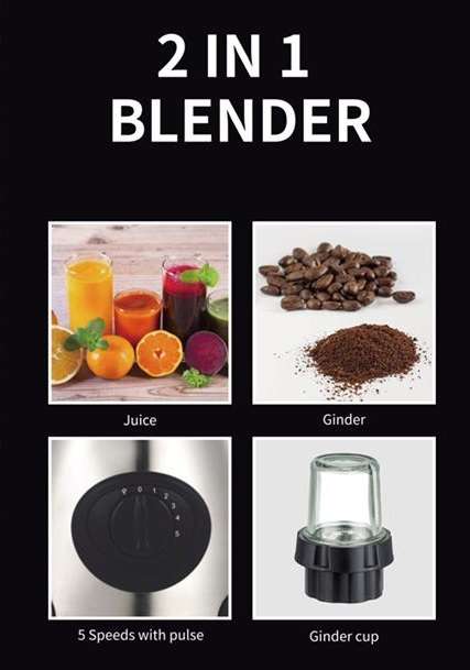 Homestar-GIB1-5-1000W-Electric-Blender-and-Grinder