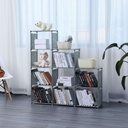 Herzberg-HG-03663-9-Layer-Staircase-Shelf-Book-Cab