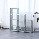 Herzberg-HG-03663-9-Layer-Staircase-Shelf-Book-Cab