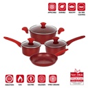 Herzberg-HG-04715RED-7-Pieces-Marble-Coated-Cast-I