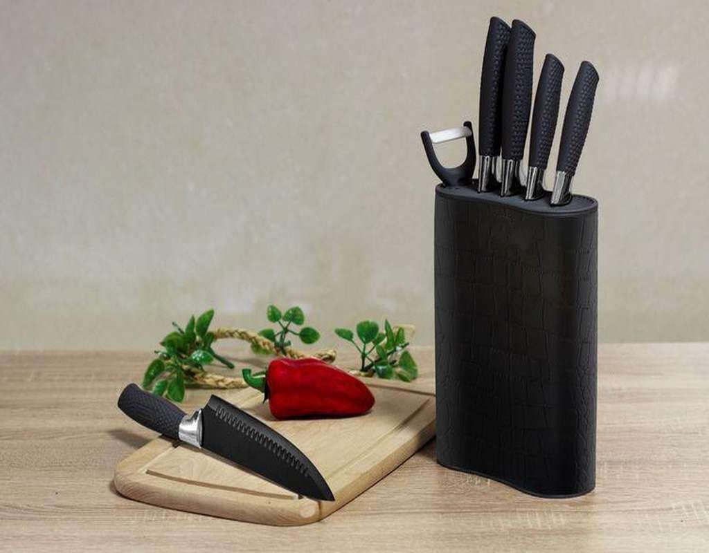 Royalty-Line-RL-6MSTK-7-Piece-Non-Stick-Knife-Set-