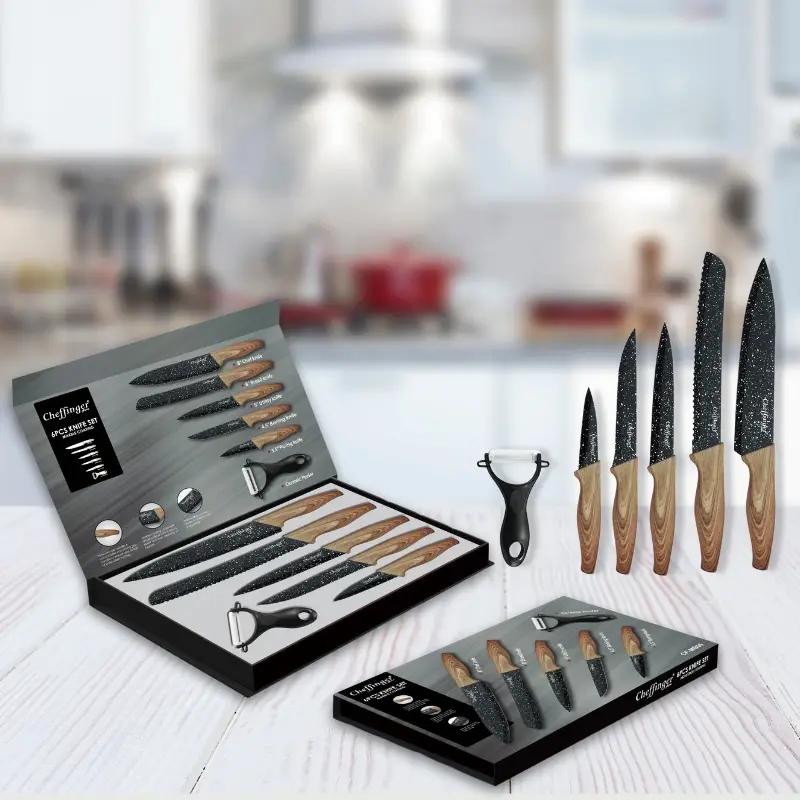 Cheffinger-CF-MB04-6-Pieces-Marble-Coated-Knife-Set-with-Wood-Design-1.webp