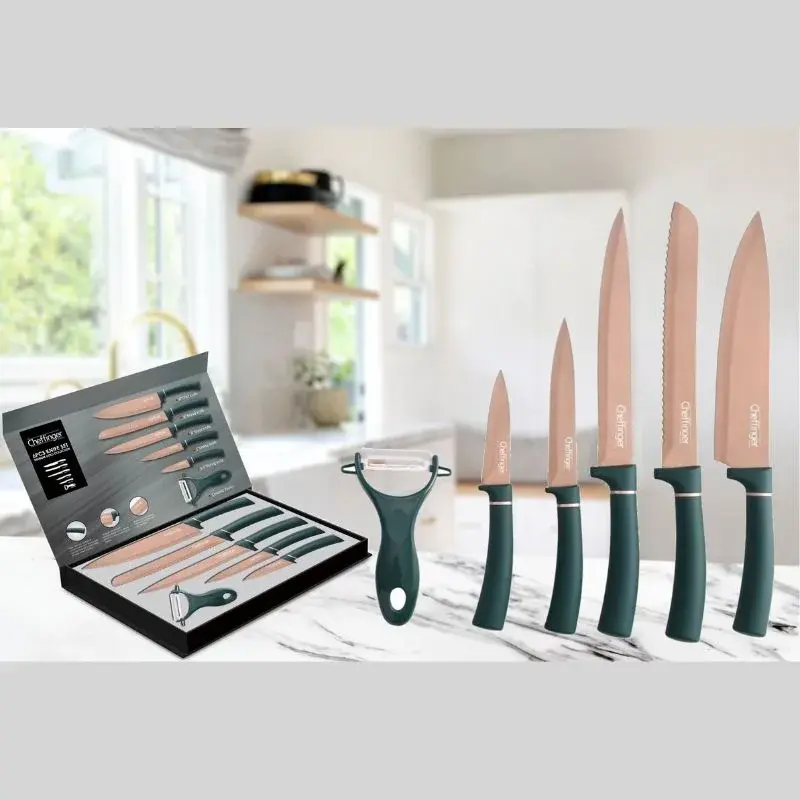 Cheffinger-CF-MB10-Ensemble-De-Couteaux-6-Pieces-Avec-Revetement-En-Marbre-Collection-Titanium-Gold-CF-MB10-5.webp