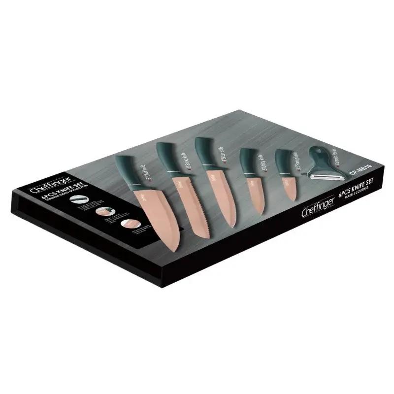 Cheffinger-CF-MB10-Ensemble-De-Couteaux-6-Pieces-Avec-Revetement-En-Marbre-Collection-Titanium-Gold-CF-MB10-3.webp