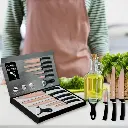 Cheffinger-CF-MB12-Ensemble-De-Couteaux-6-Pieces-Avec-Revetement-En-Marbre-Collection-Titanium-Gold-Noir-CF-MB12-1.webp