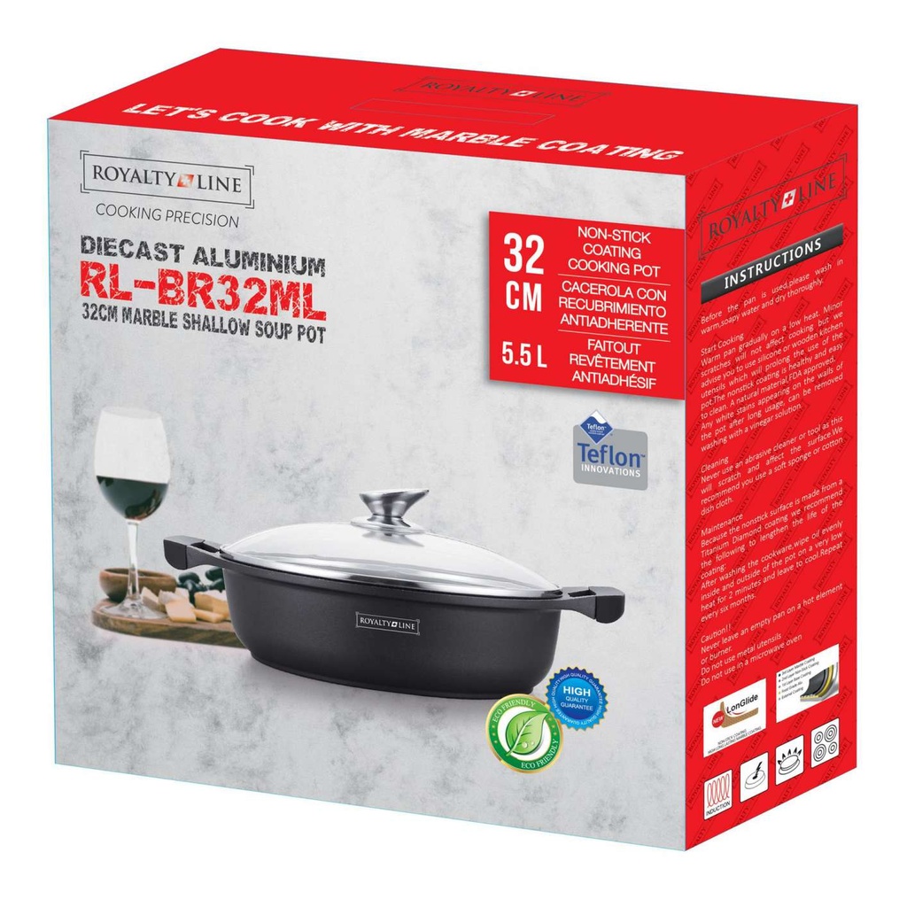 Royalty-Line-RL-BR32M-Marmite-a-Soupe-Peu-Profonde