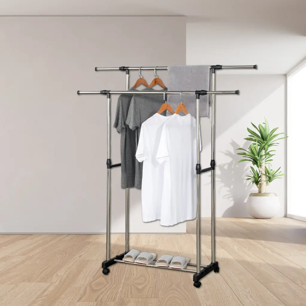 Herzberg-HG-03251-Porte-vetements-roulant-reglable-a-deux-tiges-HG-03251-6.webp