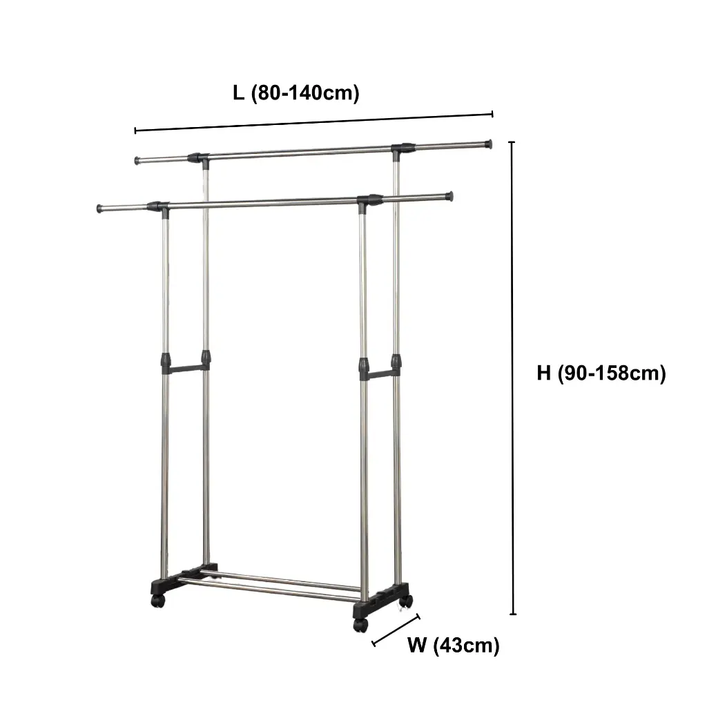 Herzberg-HG-03251-Porte-vetements-roulant-reglable-a-deux-tiges-HG-03251-3.webp