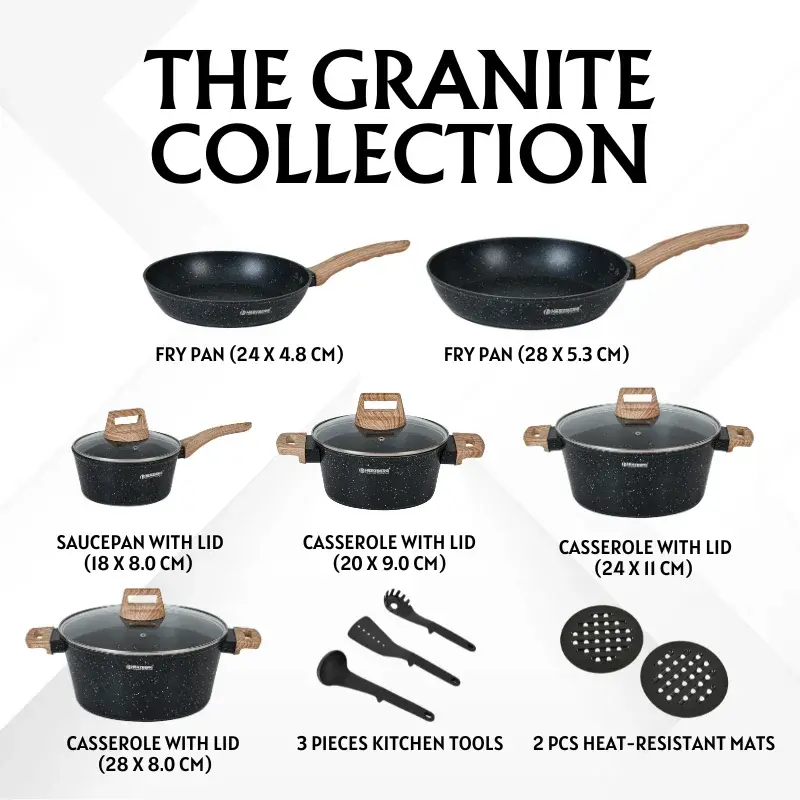 Herzberg-HG-WDMRB15-15-Pieces-Marble-Coated-with-Wood-Accent-Handle-Black-3.webp