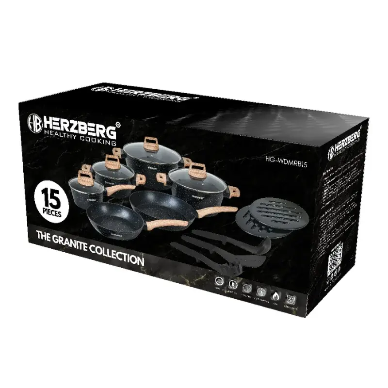 Herzberg-HG-WDMRB15-15-Pieces-Marble-Coated-with-Wood-Accent-Handle-Black-11.webp