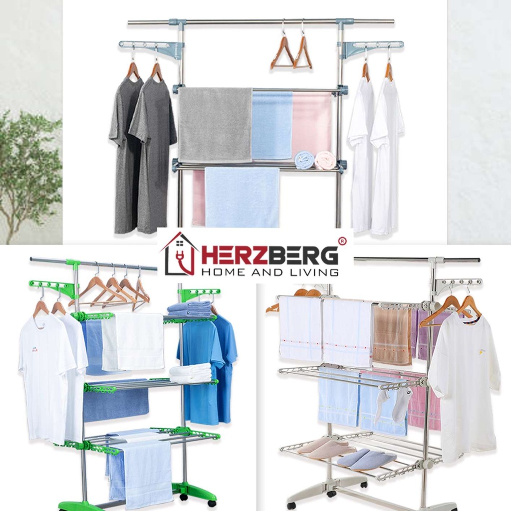 Herberg-HG-5015-Sechoir-a-linge-etendoir-pliable-H