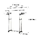 Herzberg-HG-03275-Porte-vetements-roulant-reglable-a-deux-tiges-avec-ailette-de-suspension-HG-03275-4.webp