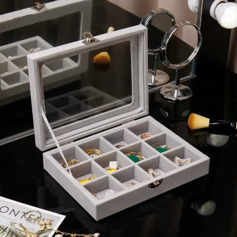 Herzberg-HG-05309-Organisateur-de-Bijoux-Elegant-Avec-Couvercle-en-Verre-et-12-Compartiments-HG-05309-1.webp