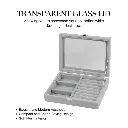 Herzberg-HG-05330-Organisateur-de-bijoux-en-velours-avec-couvercle-en-verre-3-grilles-7-emplacements-pour-bagues-HG-053-3.webp
