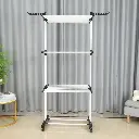 Herzberg-HG-8034BW-Porte-vetements-mobile-plastique-noir-avec-tubes-blancs-HG-8034BW-6.webp