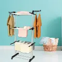 Herzberg-HG-8034BW-Porte-vetements-mobile-plastique-noir-avec-tubes-blancs-HG-8034BW-10.webp