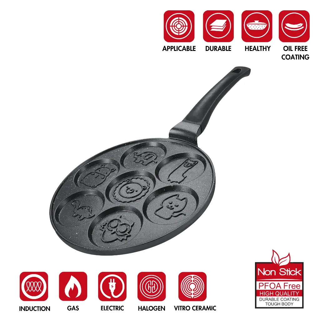 Herzberg-HG-CP267ANL-Poele-a-Crepes-Et-a-Galettes-De-26-cm-a-Revetement-En-Marbre-7-Adorables-Animaux-HG-CP267ANL-2.webp