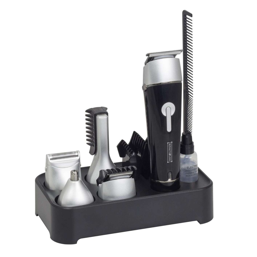 Royalty Line 5-in-1 Waterproof Hair Trimmer and Grooming Kit