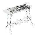 Herzberg HG-8112: Barbecue Grill with Carry Bag