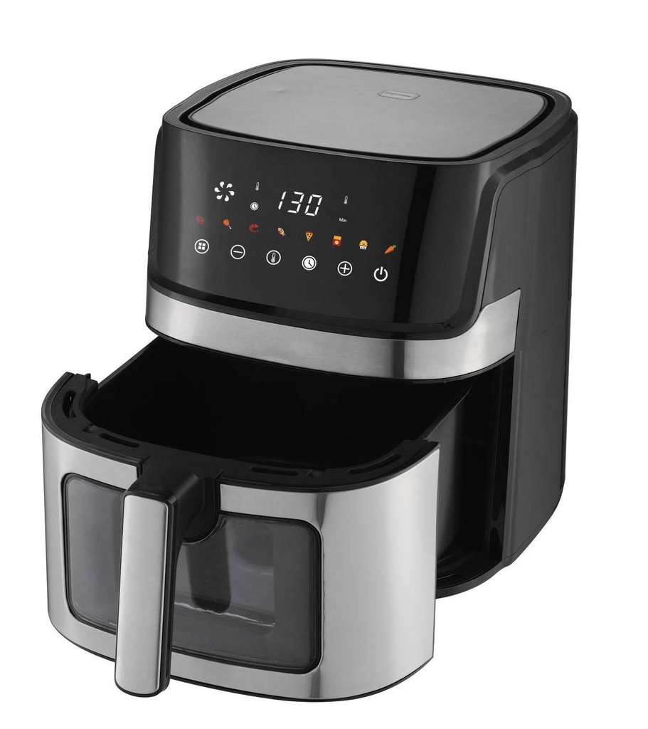Royalty Line AF21708D: 1700W Digital  Airfryer XXL 6.5 Liter  - Black
