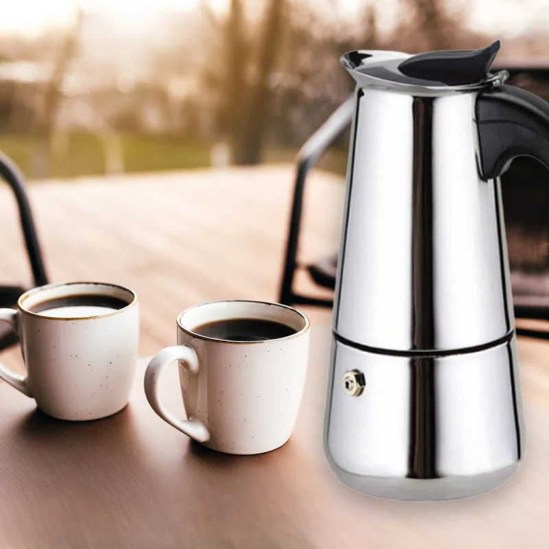 Eisenbach EB-900CM: S/S Cafetiere Expresso Coffee Maker  - 9 Cups