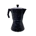 Eisenbach LSS06:  Aluminum Espresso Moka Pot Coffee Maker - 6 Cups