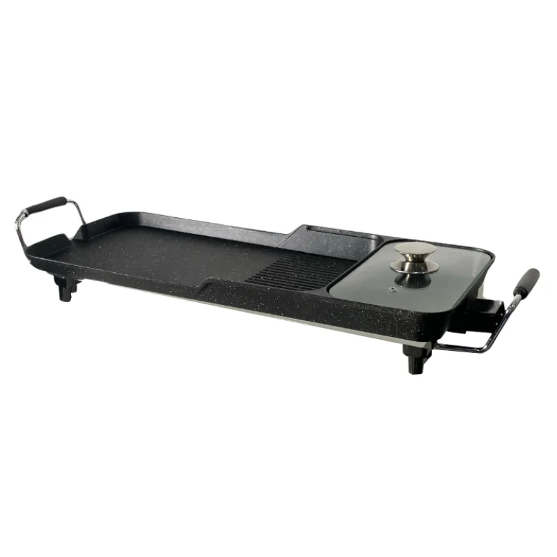 Eisenbach EB-9028: 3-in-1 Wide Multi Electric Grill & Hot Pot Table