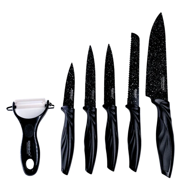 Eisenbach SY-L01: 6 Pieces Marble Coated Knife Set