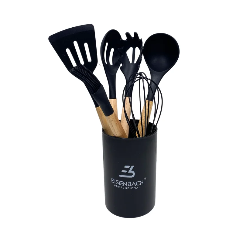EisenbachA0022: 12-Piece Kitchen Utensils Set - Wood