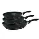 Rosenberg RB-FP3: Stone Coated Frying Pan Set - 28cm, 24cm, 20cm