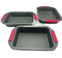 Platinum Cookware PL-CS1003S: 3-Piece Bake Pan Set
