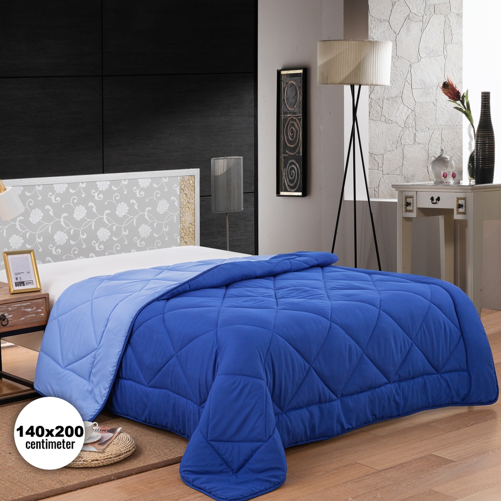 Herzberg Bicolor Microfiber Duvet - 140x200cm