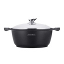 Royalty Line RL-BS34M: Marble Coated Cooking Pot & Casserole - 34cm